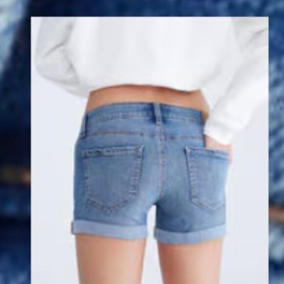 Aeropostale Seriously Stretchy Low-Rise Denim Shorts Size Large - Picture 4 of 14